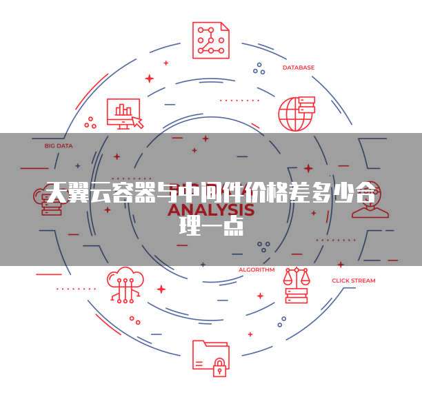 天翼云容器与中间件价格差多少合理一点