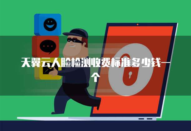 天翼云人脸检测收费标准多少钱一个
