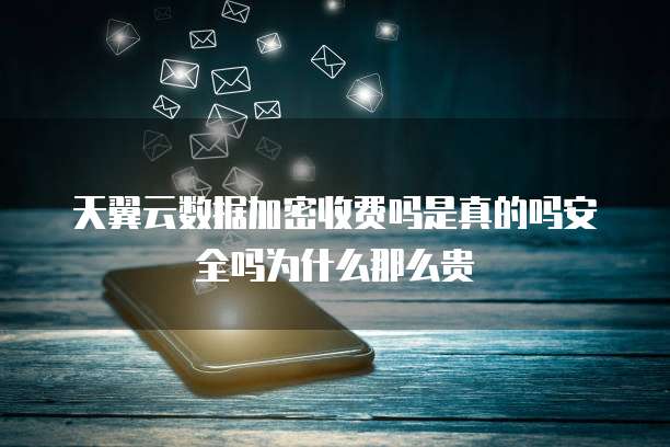天翼云数据加密收费吗是真的吗安全吗为什么那么贵