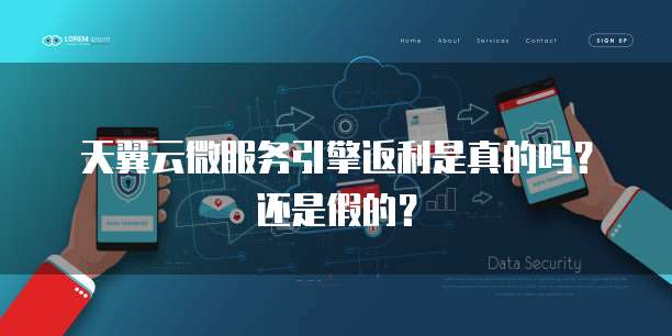 天翼云微服务引擎返利是真的吗?还是假的?