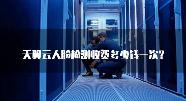 天翼云人脸检测收费多少钱一次？
