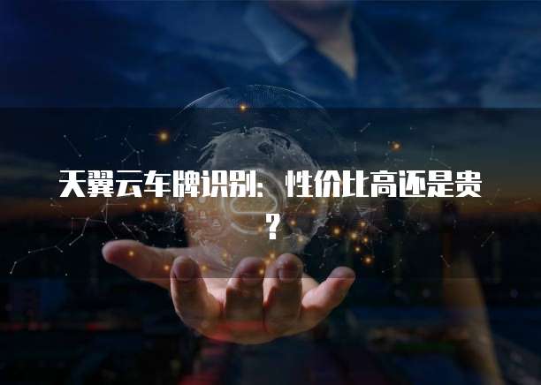 天翼云车牌识别:性价比高还是贵?