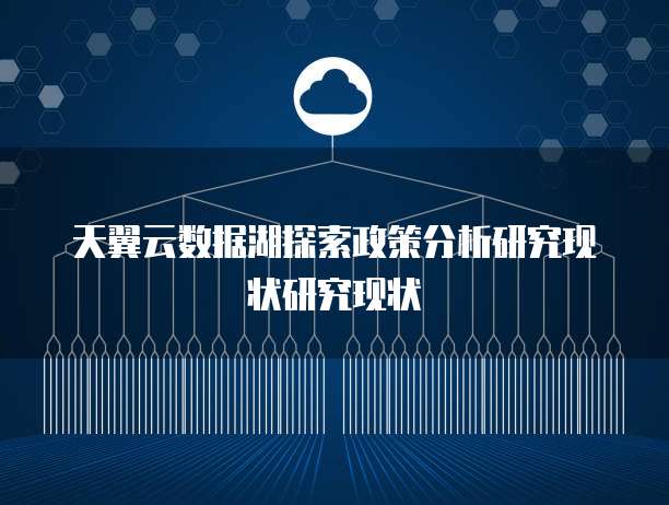 天翼云数据湖探索政策分析研究现状研究现状