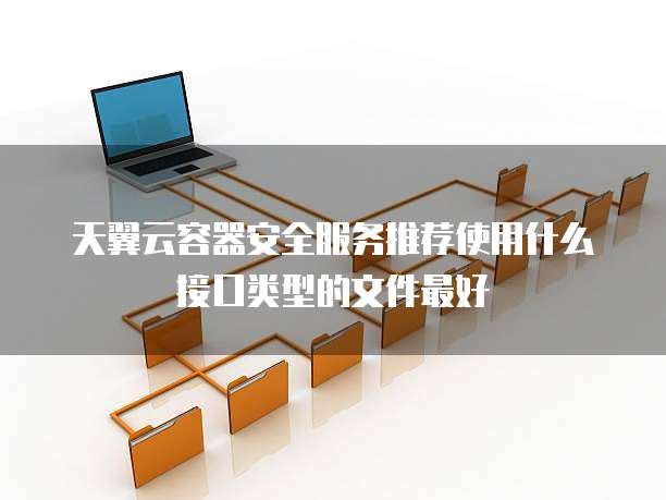 天翼云容器安全服务推荐使用什么接口类型的文件最好