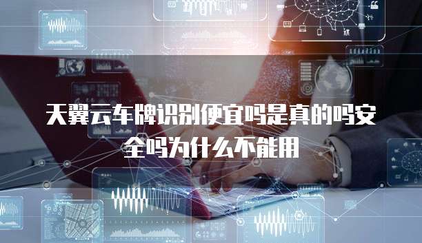 天翼云车牌识别便宜吗是真的吗安全吗为什么不能用