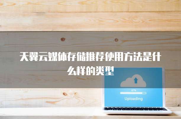 天翼云媒体存储推荐使用方法是什么样的类型