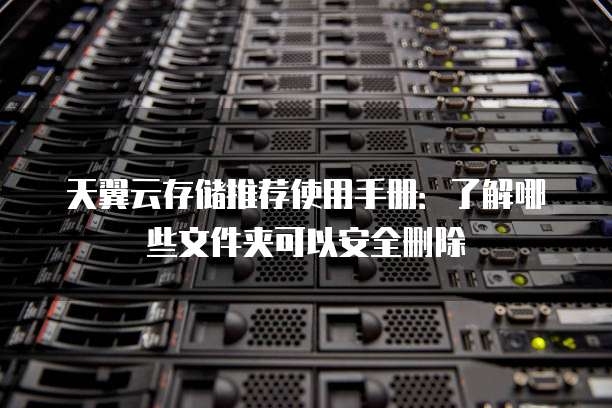 天翼云存储推荐使用手册:了解哪些文件夹可以安全删除