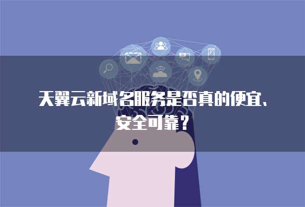 天翼云新域名服务是否真的便宜、安全可靠?