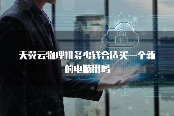 天翼云物理机多少钱合适买一个新的电脑用吗