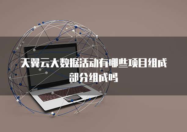 天翼云大数据活动有哪些项目组成部分组成吗