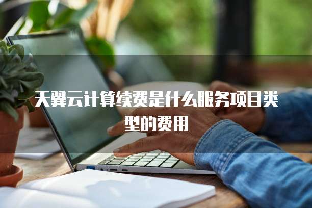 天翼云计算续费是什么服务项目类型的费用