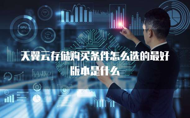 天翼云存储购买条件怎么选的最好版本是什么