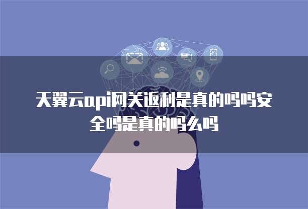 天翼云api网关返利是真的吗吗安全吗是真的吗么吗