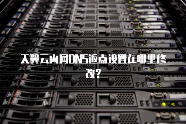 天翼云内网DNS返点设置在哪里修改？