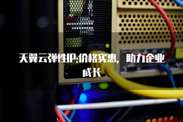 天翼云弹性IP:价格实惠,助力企业成长