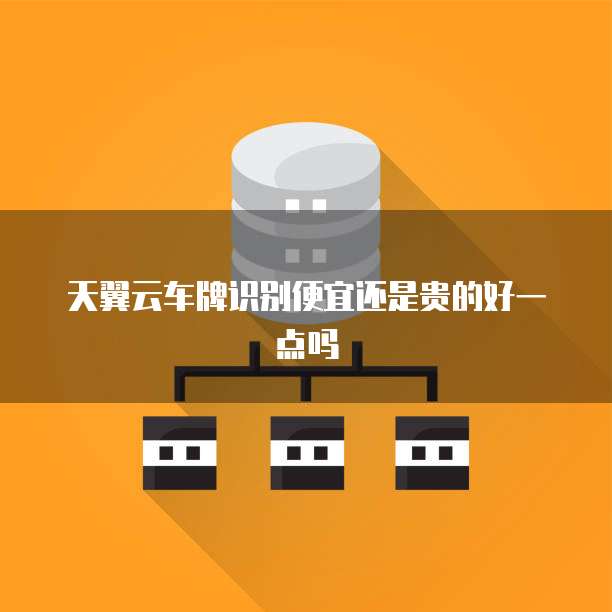天翼云车牌识别便宜还是贵的好一点吗