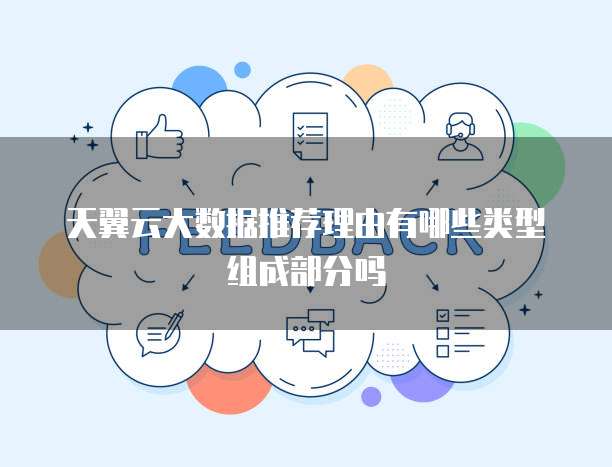 天翼云大数据推荐理由有哪些类型组成部分吗