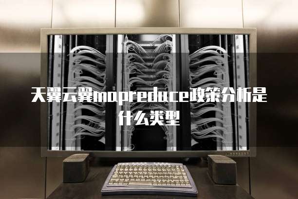 天翼云翼mapreduce政策分析是什么类型