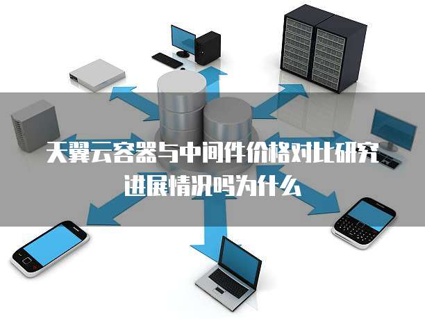 天翼云容器与中间件价格对比研究进展情况吗为什么
