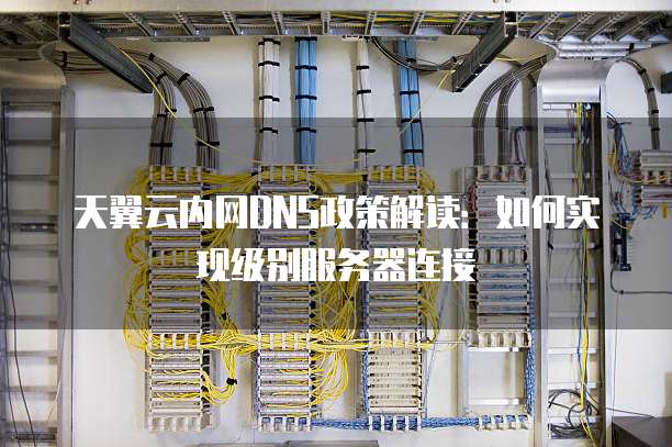 天翼云内网DNS政策解读:如何实现级别服务器连接