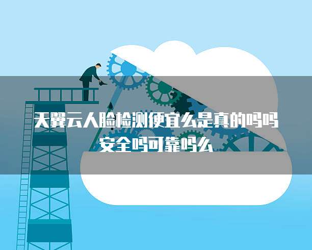 天翼云人脸检测便宜么是真的吗吗安全吗可靠吗么
