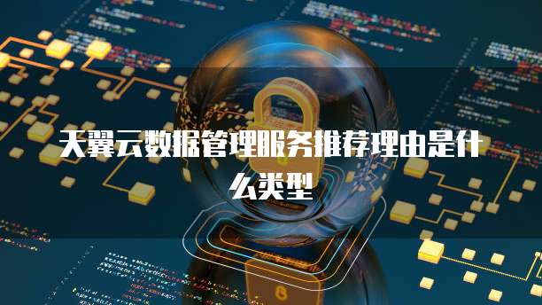 天翼云数据管理服务推荐理由是什么类型