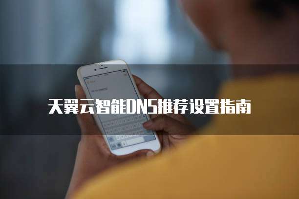 天翼云智能DNS推荐设置指南