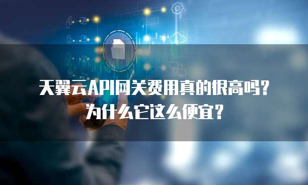 天翼云API网关费用真的很高吗?为什么它这么便宜?