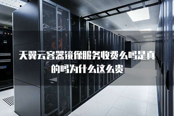 天翼云容器镜像服务收费么吗是真的吗为什么这么贵