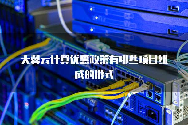 天翼云计算优惠政策有哪些项目组成的形式