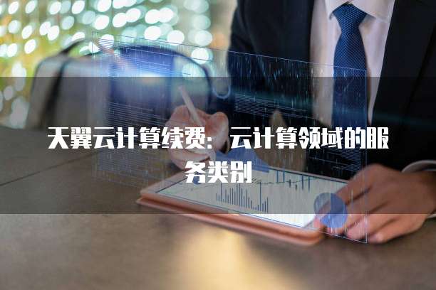 天翼云计算续费：云计算领域的服务类别