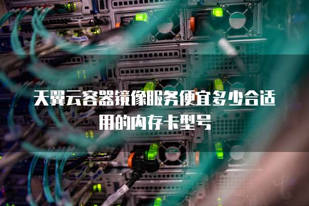 天翼云容器镜像服务便宜多少合适用的内存卡型号