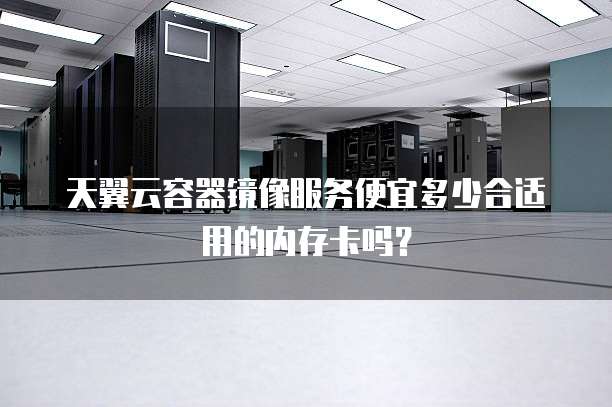 天翼云容器镜像服务便宜多少合适用的内存卡吗？