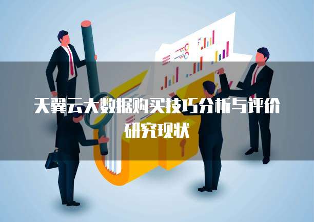 天翼云大数据购买技巧分析与评价研究现状