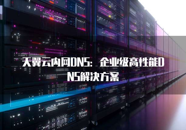 天翼云内网DNS:企业级高性能DNS解决方案