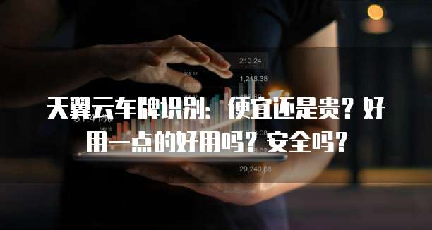 天翼云车牌识别:便宜还是贵?好用一点的好用吗?安全吗?