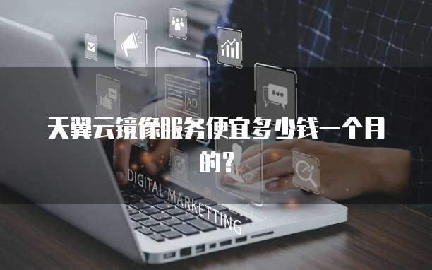 天翼云镜像服务便宜多少钱一个月的？