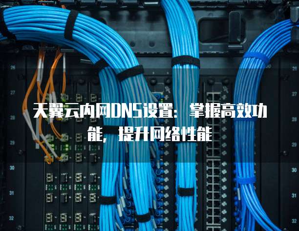 天翼云内网DNS设置:掌握高效功能,提升网络性能