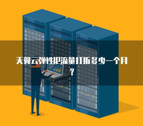 天翼云弹性IP流量打折多少一个月？