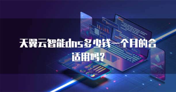 天翼云智能dns多少钱一个月的合适用吗?