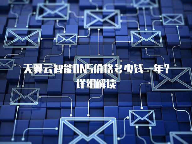 天翼云智能DNS价格多少钱一年?详细解读