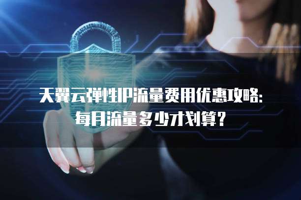 天翼云弹性IP流量费用优惠攻略:每月流量多少才划算?