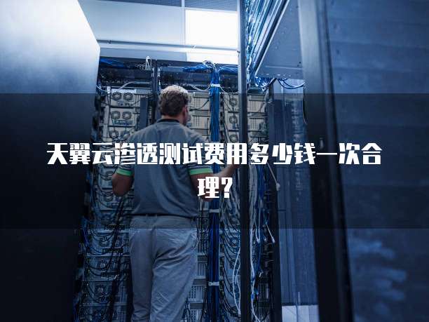天翼云渗透测试费用多少钱一次合理？