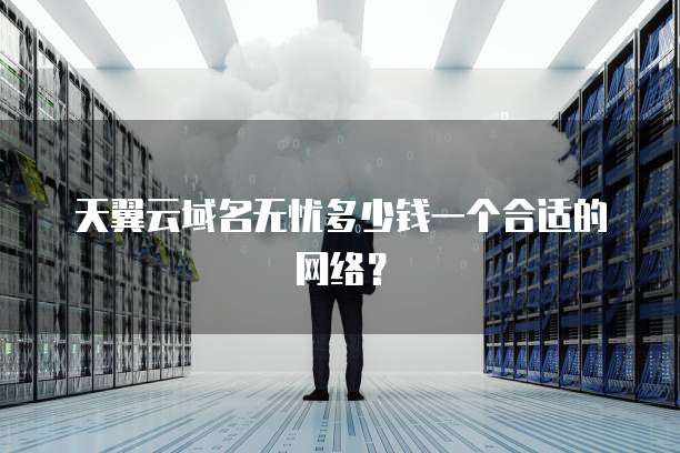 天翼云域名无忧多少钱一个合适的网络?