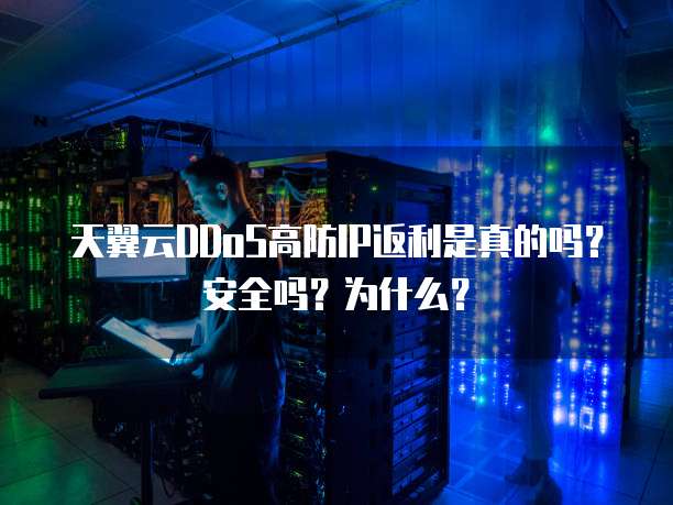 天翼云DDoS高防IP返利是真的吗?安全吗?为什么?