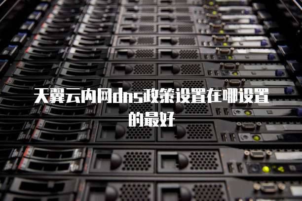 天翼云内网dns政策设置在哪设置的最好