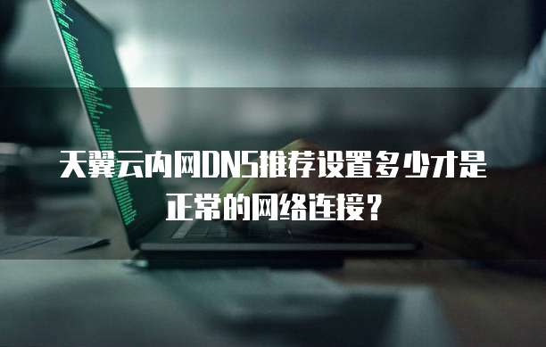 天翼云内网DNS推荐设置多少才是正常的网络连接？