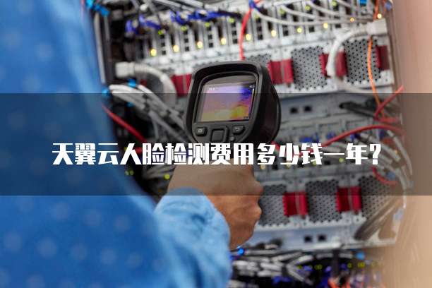 天翼云人脸检测费用多少钱一年?