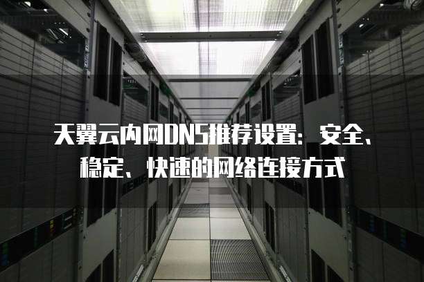 天翼云内网DNS推荐设置:安全、稳定、快速的网络连接方式