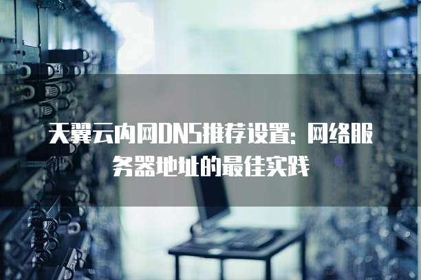 天翼云内网DNS推荐设置: 网络服务器地址的最佳实践